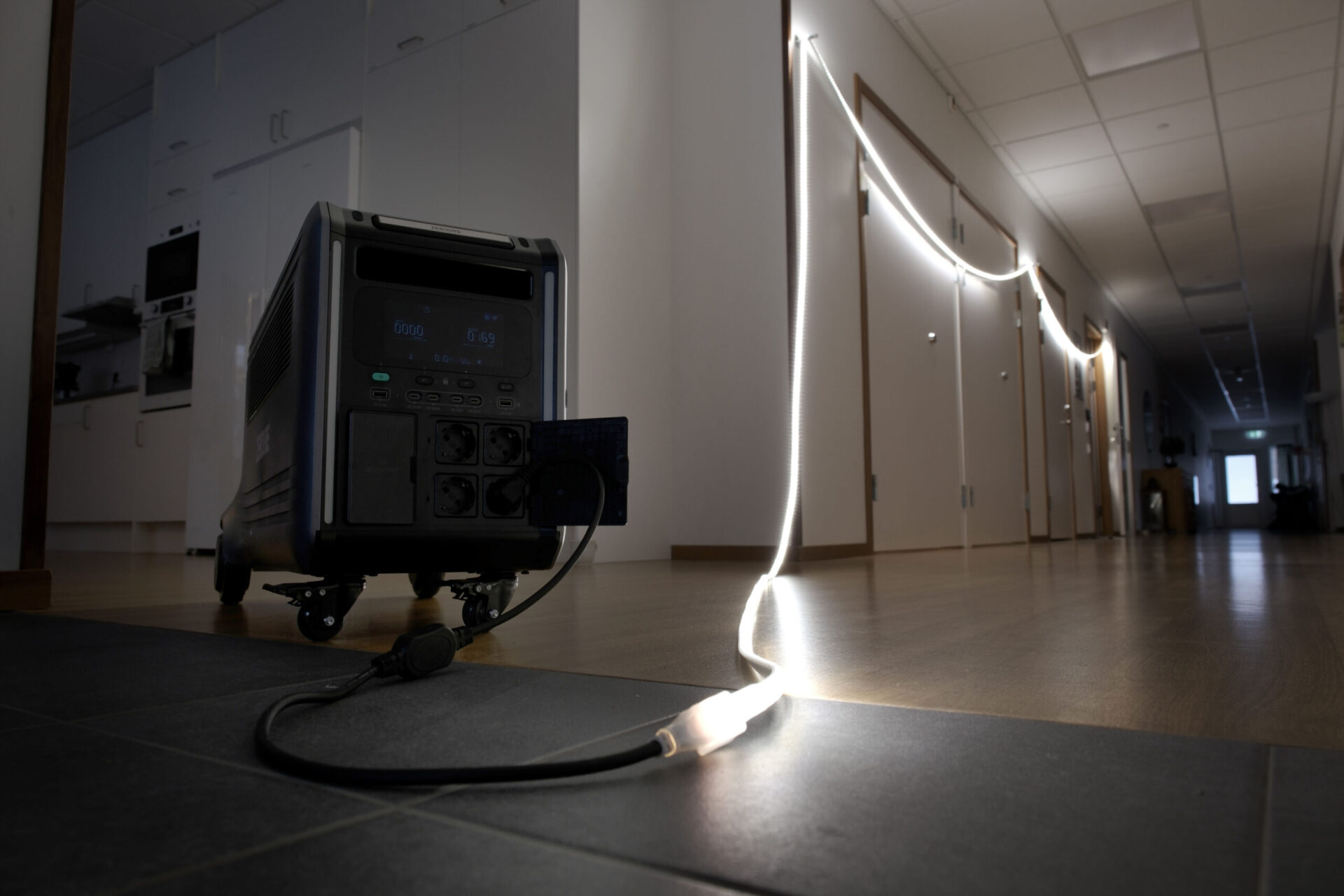 Reservkraft och -belysning