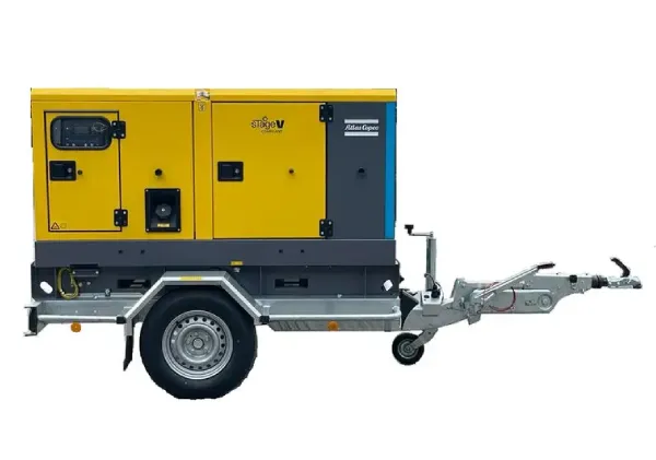 Dieselgenerator på släp