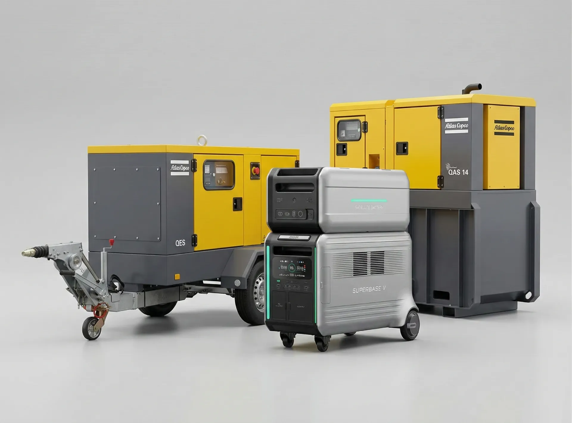 Dieselgenerator eller batteri för reservkraft